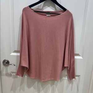 Pink Batwing Sweater